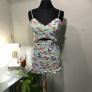 🦋Akira Mini Floral Dress